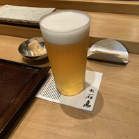 鮨 石島 - 生ビール
