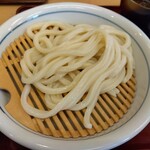 釜揚げうどん岡じま - ざるうどん(小) 340円(税込)(2023年5月5日訪問)