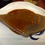 釜揚げうどん岡じま - おでん(こんにゃく) 110円(税込)(2023年5月5日訪問)