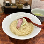 Sammaro - 昆布水つけ麺¥1100 麺線美しい