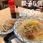 ちゃんぽん由丸 - 餃子5個400円