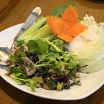 ショントーング - 2013.8 コォィカィモッデェング（1,380円）赤アリの卵のサラダ