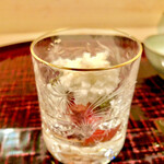 多仁本 - 中トロとトンブリ、山芋　爽やかな一品