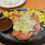 サイゼリヤ - 若鶏のディアボラ風500円+ライス150円
      計650円