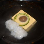 桜田 - ボタン鱧と卵豆腐、梅干し