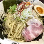 麺や 真登 - 濃厚つけ麺半熟煮卵入り　大盛り