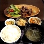 Gyuutan Azabu Ya - 牛タン塩焼きランチ1280円税込 ドリンク付き