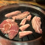 本場韓国料理 ぎわ - 豚バラ、肩ロース、豚トロ