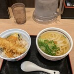 Yari Udon - うどんと天丼のセット