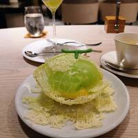 リーガロイヤルホテル京都 - ドームの中には、メロン風味の綿菓子とバニラアイスクリームっ！