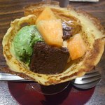 迦陵 - 〆のデザート。お任せでお願いしました。