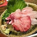 Shigehisa - 鶏刺し盛り合わせ