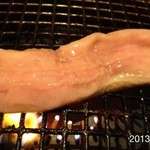 町屋やきにく密陽家 - 2013.8.10(土)今日もお一人様ホルモン盛合せとご飯大　至福のひと時ありがとうございました。