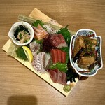 Sushi Izakaya Taroumaru - 本日の特選刺盛（5点盛）¥1990