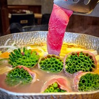黄金出汁しゃぶと江戸前寿司 肉のあさつ 梅田お初天神店 - 