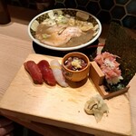 すごい煮干ラーメン 野毛 すし 釣りきん - 