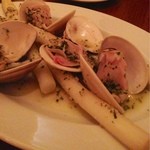 ホワイトアスパラと地蛤(九十九里産)