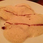 手長海老のラヴィオリ