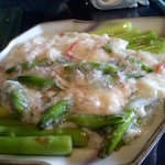 鮮藍坊 - 生金針菜アスパラ蟹あんかけ