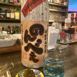 BAR gattino - 秩父の日本酒【のんべえ】と【フキミソ】¥800-(税込)