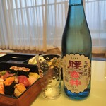 勝浦ヒルトップホテル&レジデンス - 勝浦産の日本酒を頂きます