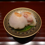 廣澤 - 焼きニラ饅頭、XO醤ソース、