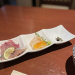 酒肴場 屯 - ほたて、ケンサキイカ