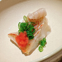 鮨 四心 - 根室産の吉次の蒸し物です。