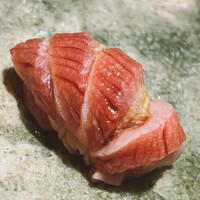 鮨 四心 - 蛇腹。塩釜の巻き網
