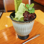 お茶の郷 木谷山 - 抹茶パフェ700円