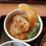 久兵衛屋 - ミニ天丼(2013.06)