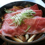 黒毛和牛すき焼き定食1575円