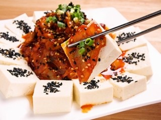 h Tonkan - オシャレなおつまみ豆腐キムチ！