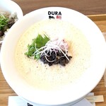 DURA麺TE - 鶏白湯soba白 ブラック飯セット(小)♪