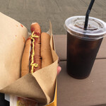 GOOD LIFE COFFEE - かわちブレンドアイスコーヒー&ホットドッグ　2023/4/6