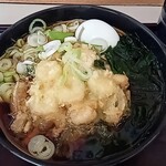 君塚 - 海老かき揚げそば(540円)