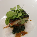 エクアトゥール - 25年8月　鰻と帆立のコンビネーション　甲殻類のソース