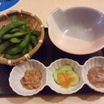 ナポレオン - 珍味盛り3種&枝豆