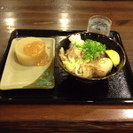 Kodawari Menya - ぶっかけ小290円&煮卵80円&おでん大根100円
