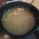 しゃぶ泉 - 味噌汁