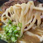 風遊斎 - 麺のアップ