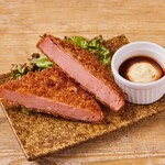 Thick-sliced ham cutlet