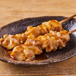Yakitori (grilled chicken skewers) thigh skewers