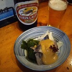 小半 - 真鰯と新玉ねぎのぬた