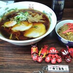 枡はん - 濃口半チャンラーメン納豆