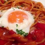 スパッツァ - 半熟卵アップ