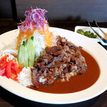 珈琲美人 文月 - お肉のカレー