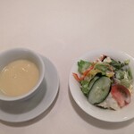 Koube Kaikatei - スープ　サラダ