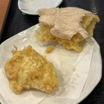 手作りうどん 天粉盛 - とり天の衣はサクサク