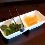 珈琲美人 文月 - 漬物